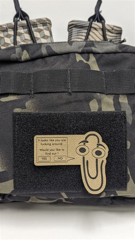 MS Clippy Fuck Around And Find Out Morale Patch Tactical Gear Etsy