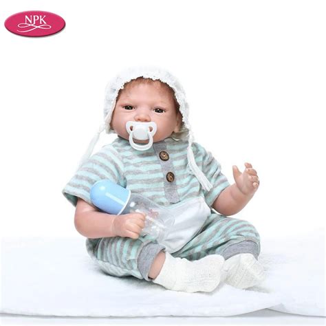 NPK силиконовая кукла-младенец 55 см для новорожденных мальчиков модные ...
