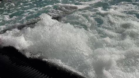 Water In The Hot Tub Jacuzzi In Spa Stock Video Video Of Warm Splashing