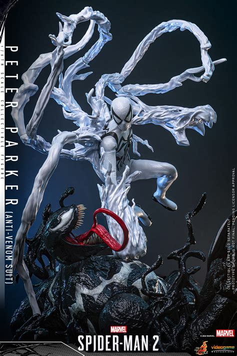 Hot Toys Peter Parker Anti Venom Suit Incre Ble Figura A Escala De Marvel S Spider Man