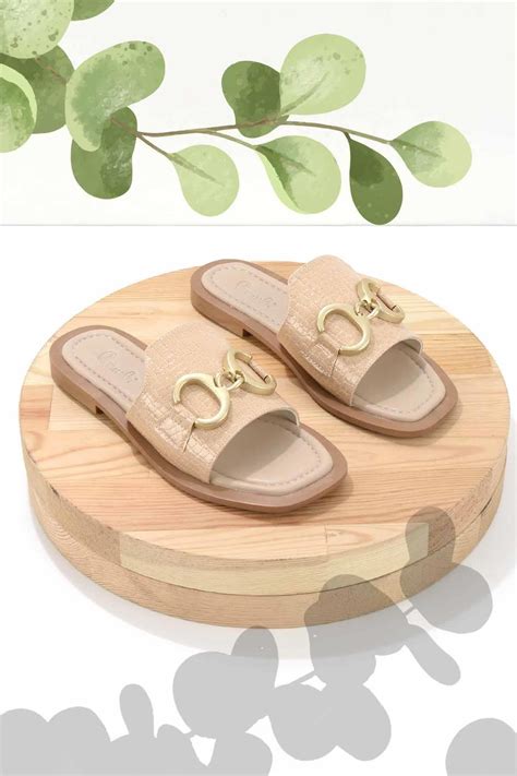 Bambi Parlak Nude Kroko Kadın Terlik K Fiyatı Yorumları Trendyol