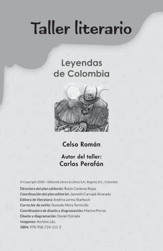 Taller Literario Leyendas De Colombia Libros Y Libros