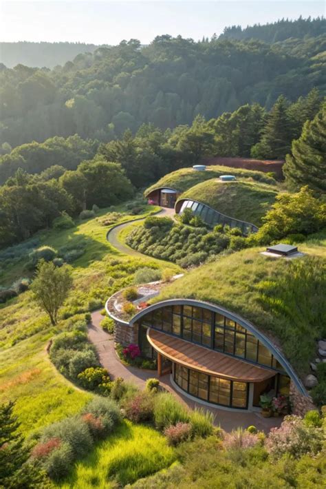 27 Ingenious Houses Built Into Hillsides That Merge With Nature