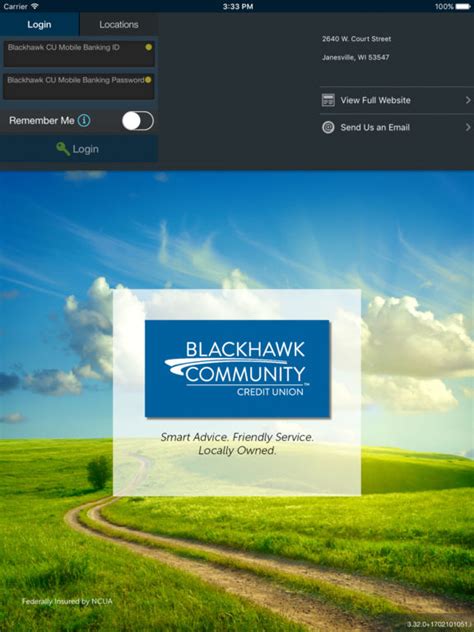 app shopper blackhawk community credit union mobile banking finance
