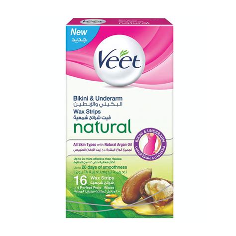 VEET WAX STRIPS FOR BIKINI UNDERARM STRIPS