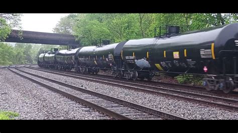 CSX Dash 8 With A Nathan K5HL Horn Leads B769 At St Denis MD