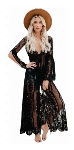 Bsubseach Mujer Traje De Baño Cárdigan De Playa Cubre Bikini Meses sin intereses