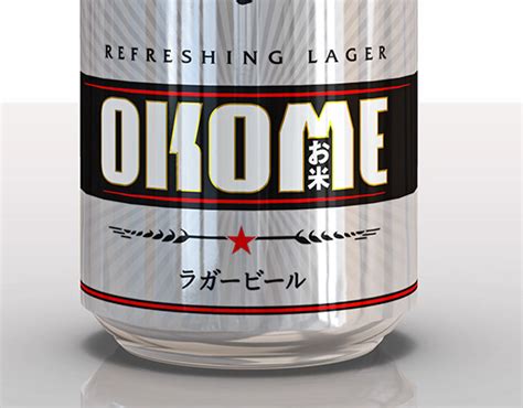 Can for «OKOME» beer on Behance