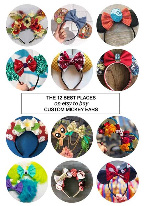 The 12 Best Places on etsy to Buy Custom Mickey Ears - Kiss My Tulle