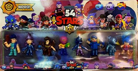 Игрушки Brawl Stars, 8 героев (Булл, Шелли, Мортис, Тара, Леон ...
