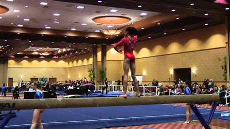 Amari Evans Beam 2014 Woga Classic Youtube