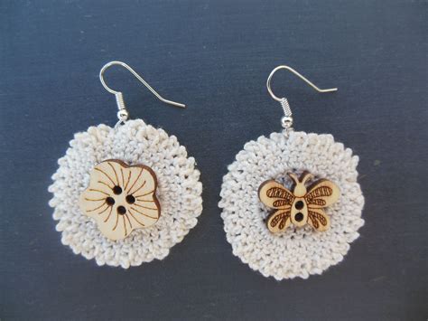 Boucles D Oreilles Fait Main Au Crochet Crochet Earrings Pattern