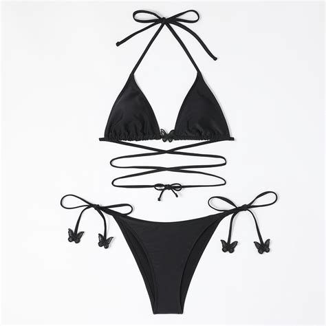 Sexy Bikini Swimsuit Women Swimwear Push Up Bikini Set Thong