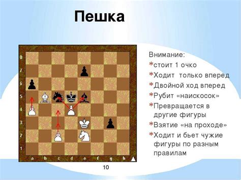 Пешка в шахматах: как ходит шахматная фигура пешка