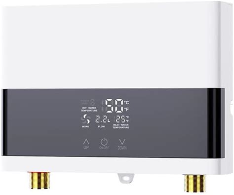 Tankless Water Heater Electric 3000W 110V Mini Instant Hot Water Heater With Self Modulating