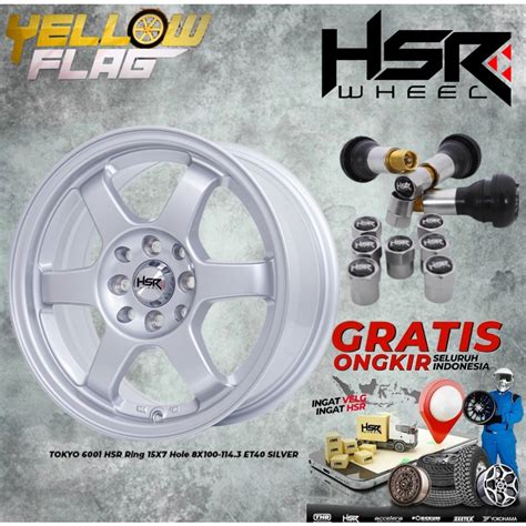 Jual Velg Mobil Jdm Hsr Tokyo Ring Lebar Lobang Pelek Mobil