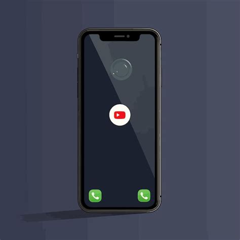 Premium Vector Smartphonewithincomingcallondisplay