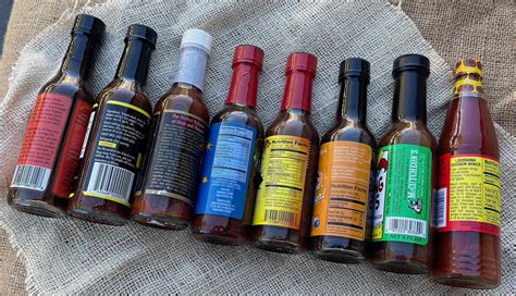 Set Of Hot Sauce Bottles Unopened Etsy