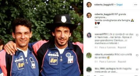 Morto Vialli Baggio Nel Viaggio Celeste Porta Il Tuo Amato Pallone