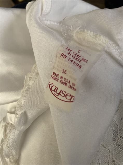 Kayser White Lace Lingerie Vintage Kayser Lingerie B Gem
