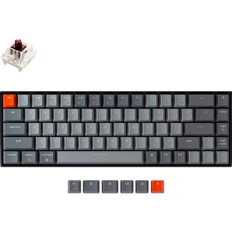 Клавіатура Keychron K Hot Swap Gateron Brown RGB USB Bluetooth Black K V Keychron купити в
