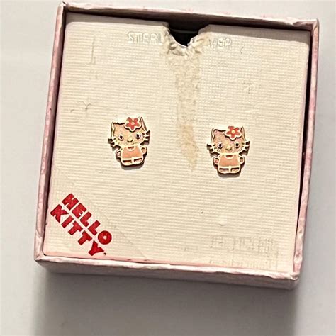 Hello Kitty Wing Earrings For Women Mercari