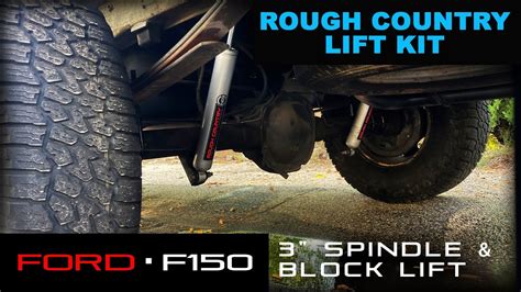 Ford F Rough Country In Lift Kit With Spindle Shocks And