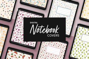 Digital Notebook Covers GoodNotes Graphic By Catsquills Creative