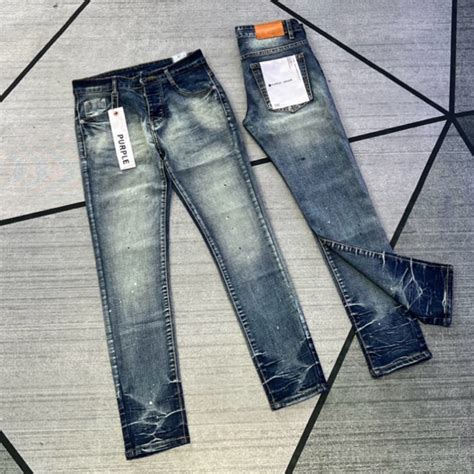 Quần Purple xanh trơn không rách hot new nam nữ Shopee Việt Nam