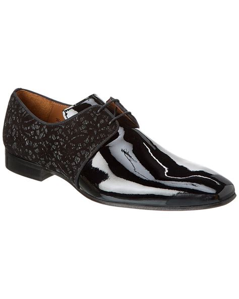 Buy Mezlan Formal Patent And Suede Oxford Black At 34 Off Editorialist