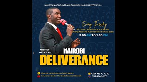 Welcome To Our Nairobi Deliverance Service Dr Oracle 08 09 2022 Youtube