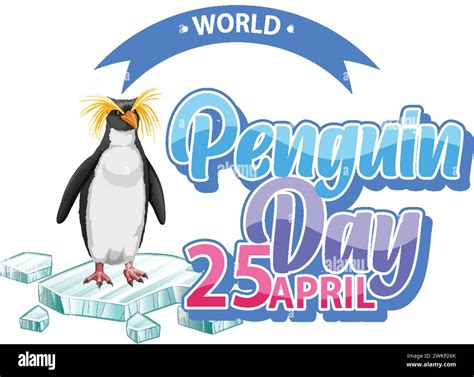 Vector Graphic Of A Penguin For World Penguin Day Stock Vector Image