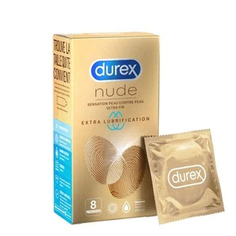 Preservatif Durex Nude Ultra Fin X Sensation Peau Contre Peau Durex Easypara