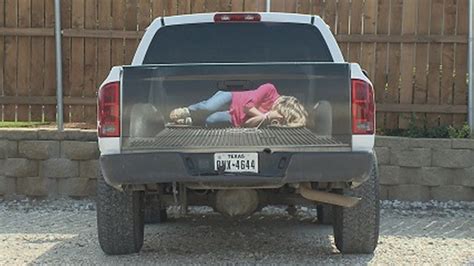 Hogtied Woman Featured On Tailgate Decal