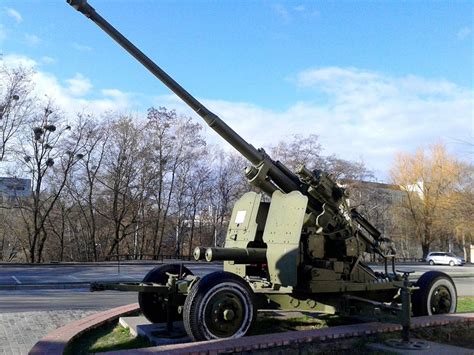 Зенитная пушка "КС-19" - экспонат и памятник | КПИ им. Игоря Сикорского
