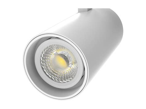 Ledkia Spot LED Fasano 30W pour Rail Triphasé No Flicker Dimmable Blanc