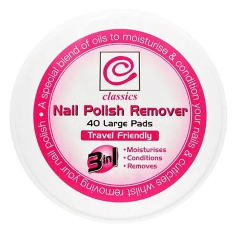 Classic Nail Polish Remover 40 Pads