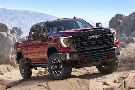 2024 Gmc Sierra Hd Gets New Volcanic Red Tintcoat Paint