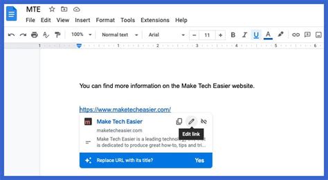 How To Use Hyperlinks In Google Docs Make Tech Easier