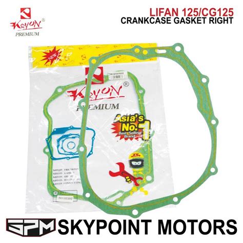 Crankcase Gasket Right Kryon Premium Lifan Cg Tm