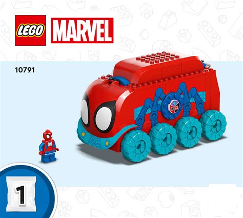 Manual Lego set 10791 Super Heroes Team Spideys mobile headquarters