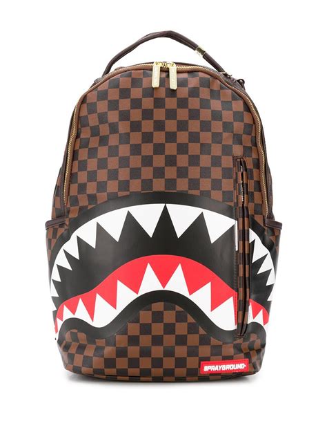 Sprayground Sharks In Paris Backpack In Brown For Men Lyst