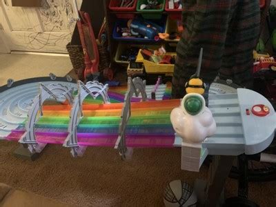 Hot Wheels Mario Kart Rainbow Road Raceway Track Set Target