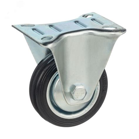 Колесо диаметр 75мм, грузоподъемность 50кг, резина, металл артикул 4002 ...