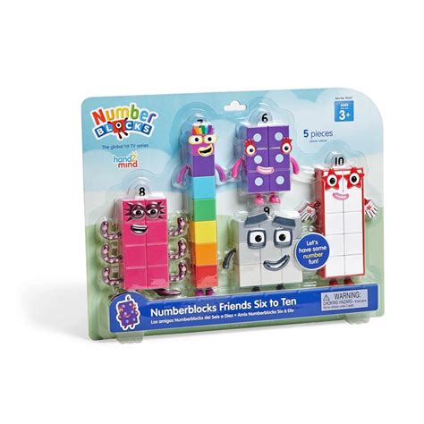 Hand2mind Numberblocks Friends Six To Ten Kiedler