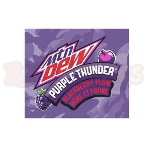 Mtn Dew Purple Thunder 355ml American Boss Exotics