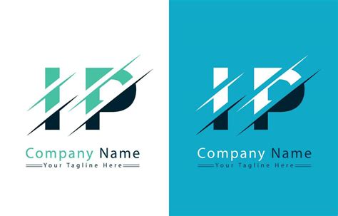 IP Letter Logo Design Concept. Vector Logo Illustration 31745245 Vector ...