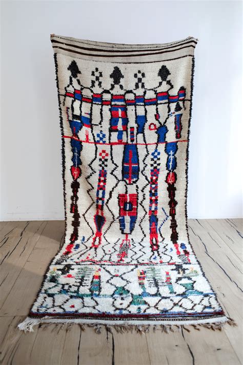 марокканский ковер ручной работы "vintage"