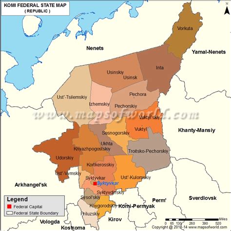 komi russia map map komi republic russia