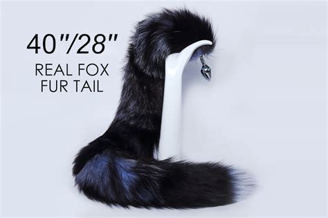 Long Fox Tail Plug Real Fox Tail Butt Plug Tail Fox Dildo Etsy